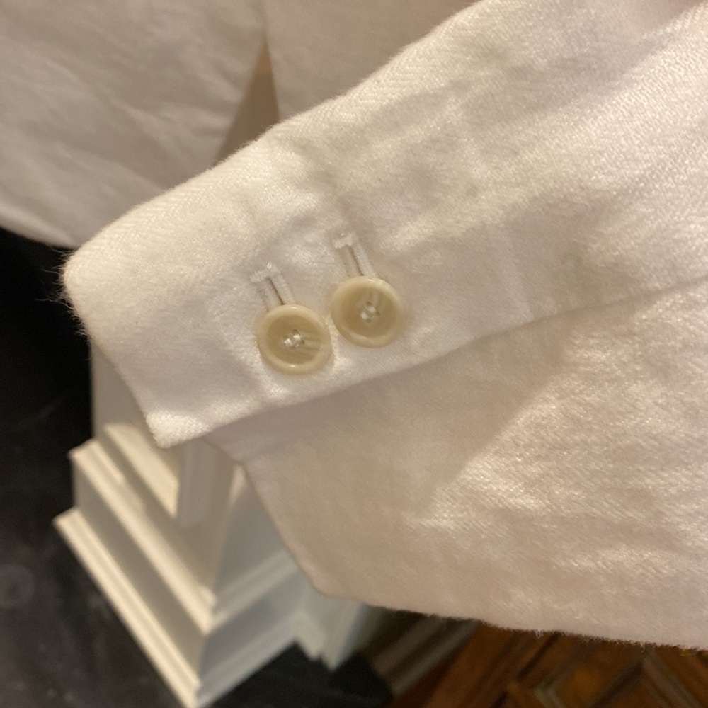 LOFT White Linen Jacket NEW Size 6 - Picture 5 of 10